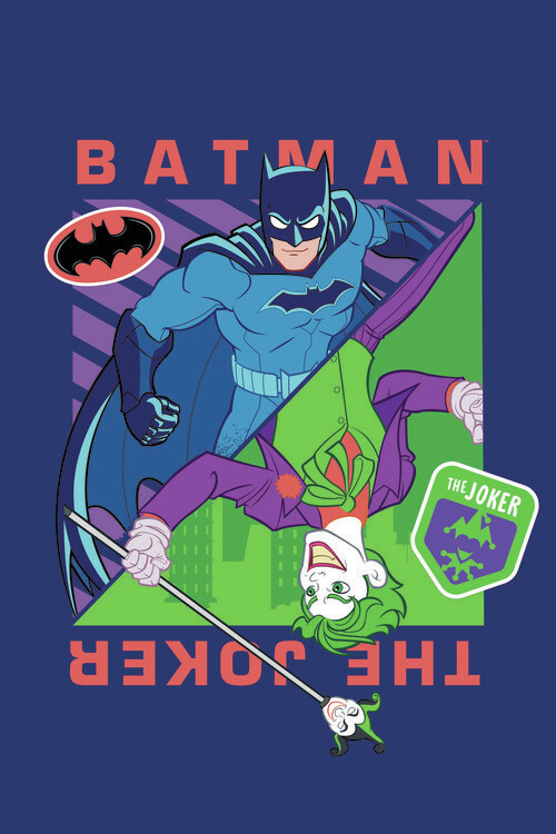 Batman vs joker wall mural buy online at europosters