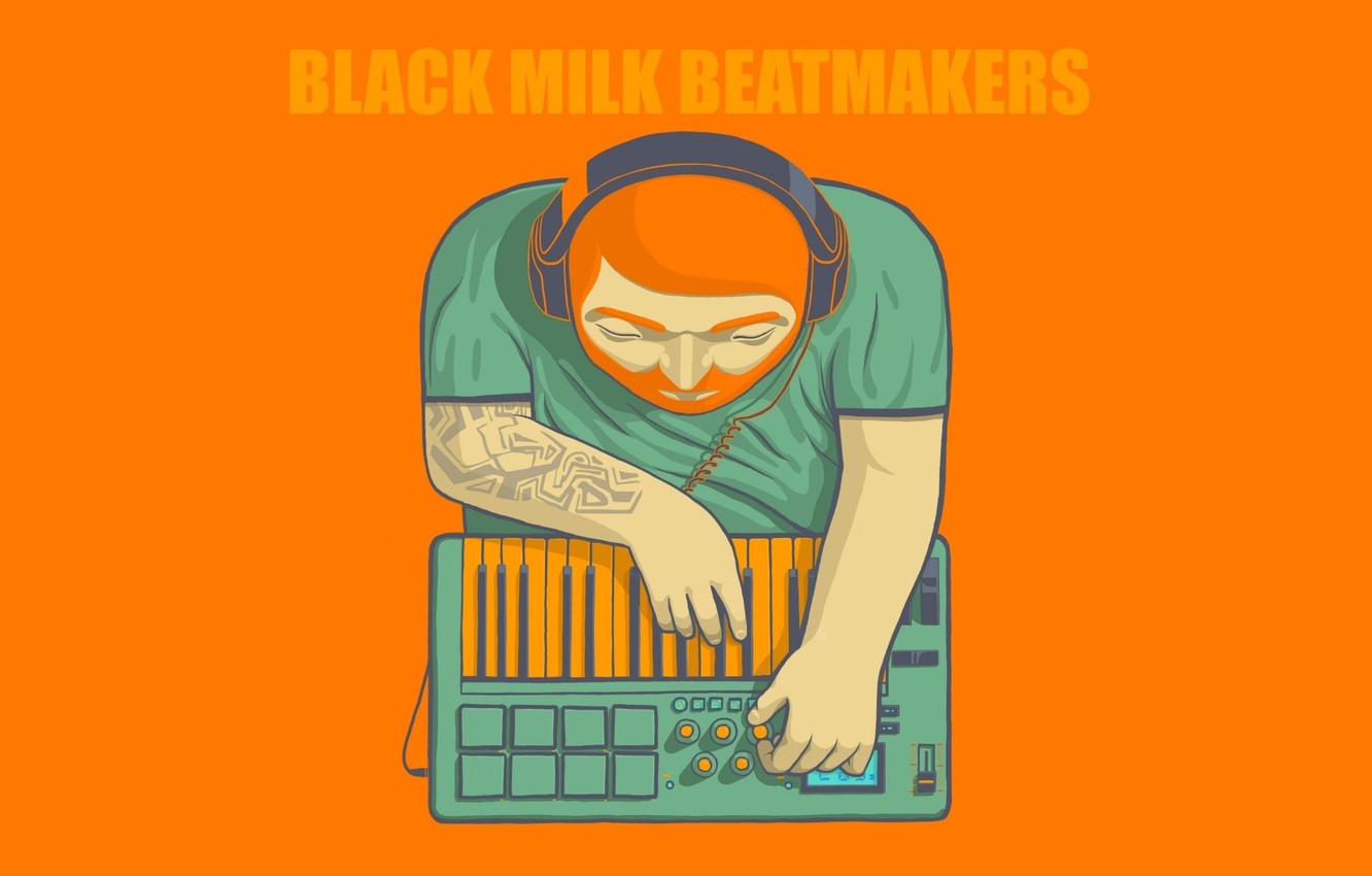 Wallpaper minimalism logo logo mixer black milk beatmakers images for desktop section ððððððððð