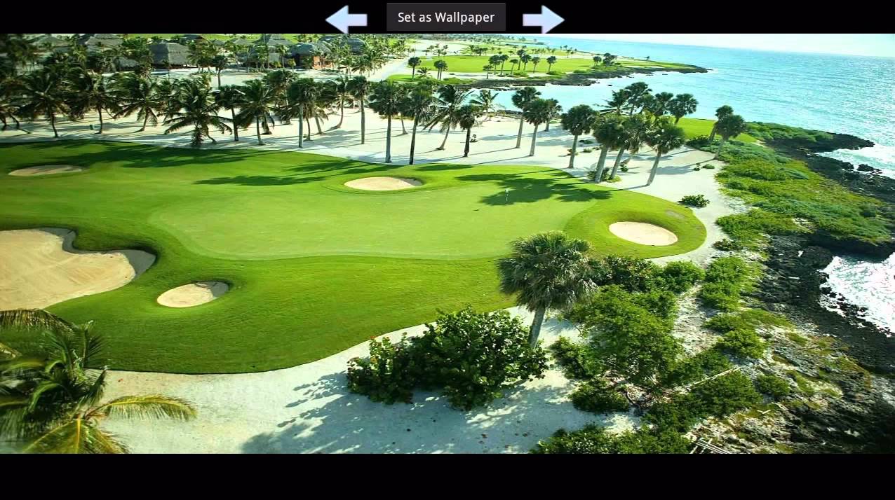 Golf course wallpapers for android tablet