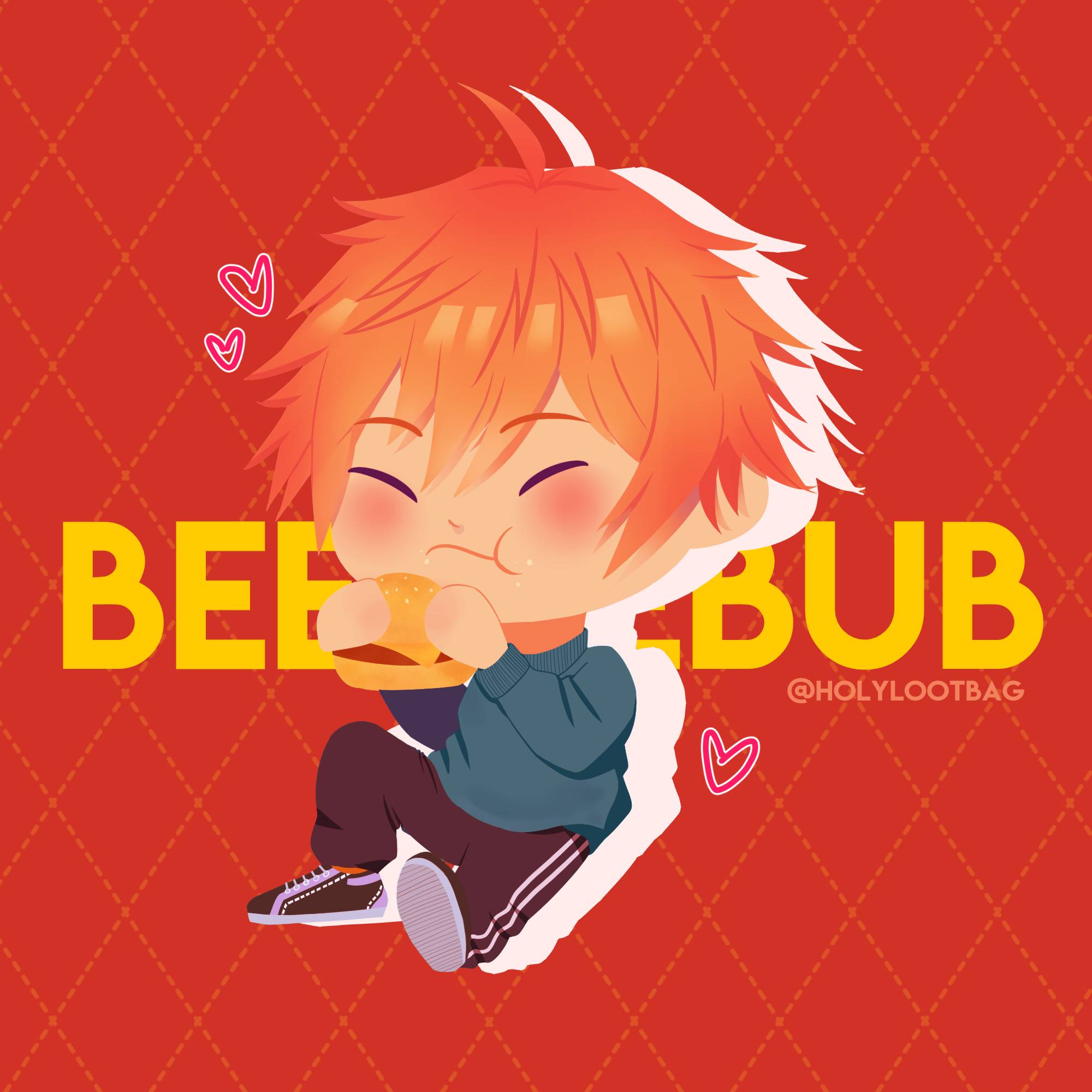 Chibi beelzebub from obey me by holylootbag on