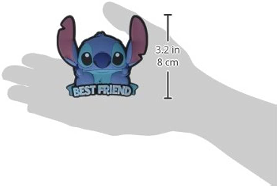 Disney stitch best friend soft touch pvc magnet novelty collectible
