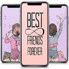 Bff best friend wallpaper â apps bei