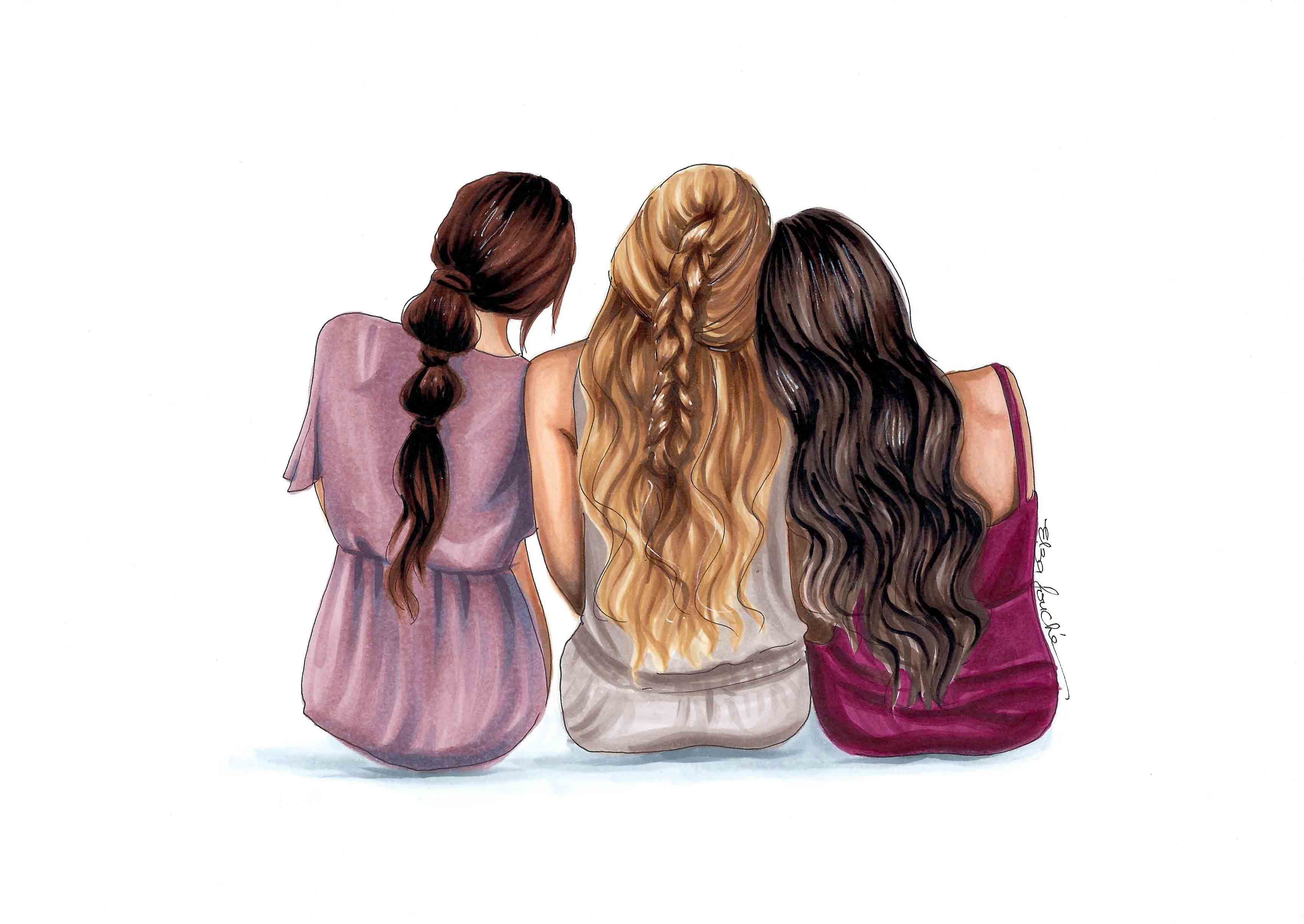 Three best friends girls wallpapers