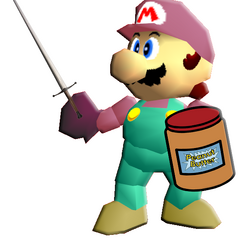 Mario recolors the smgglitch wiki