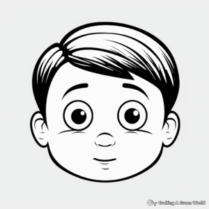 Head coloring pages