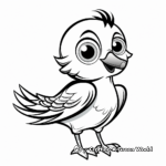 Pigeon coloring pages