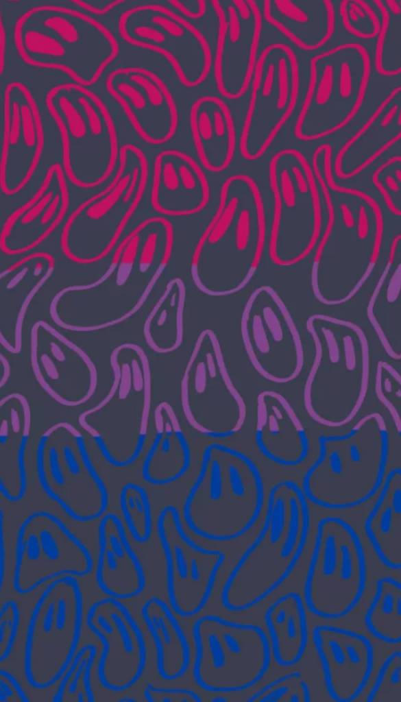 Bisexual wallpaper design by paigearts on