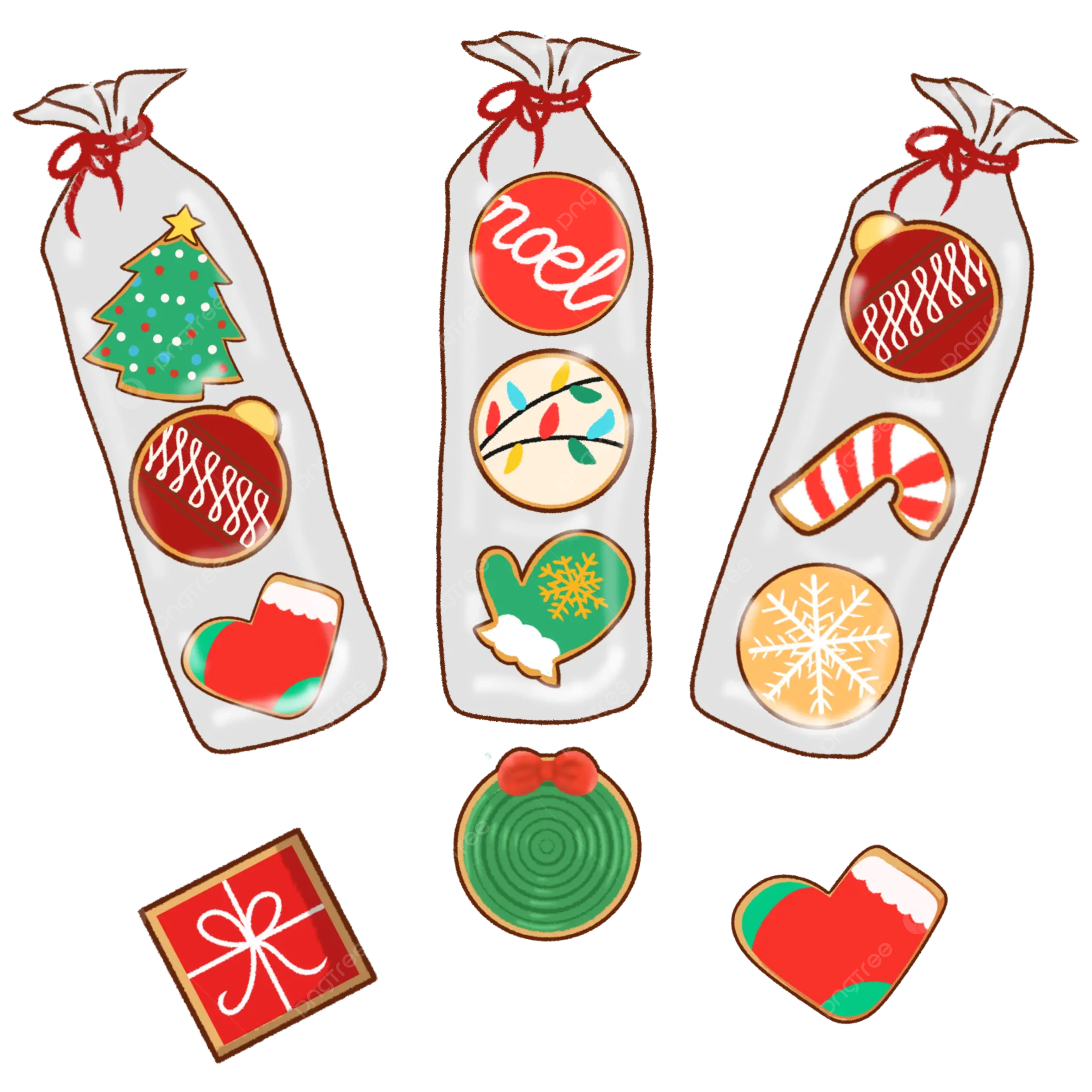 Christmas gingerbread man vector art png images free download on