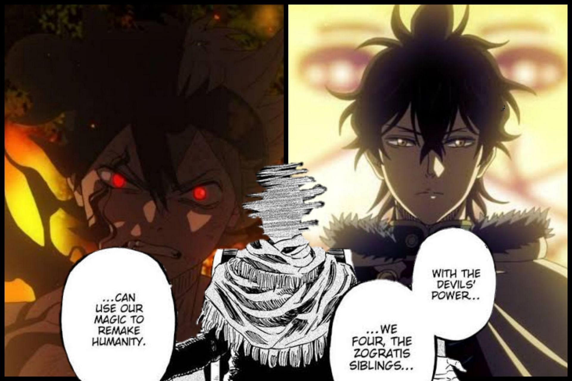 Black clover chapter raw scans and spoilers the identity of the fourth zogratis brother revealed tabata takes an indefinite hiatus
