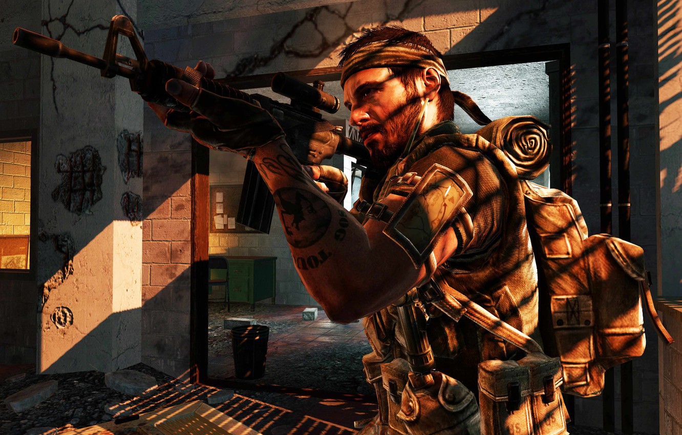 Wallpaper weapons the game headband call of duty partner the slums call of duty black ops images for desktop section ððññ