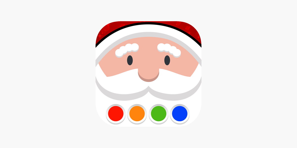 Coloring your santa on the app store