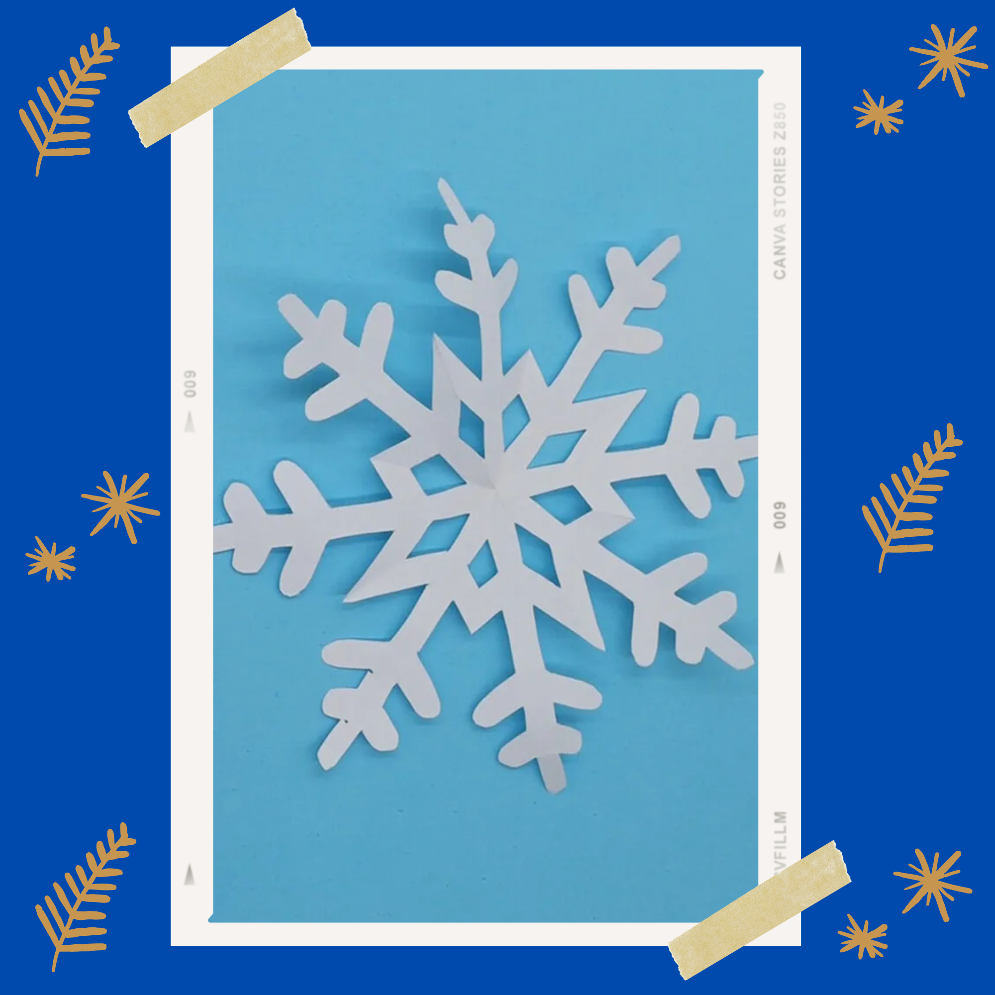Printable paper snowflake template winter activities winter craft made by teachers