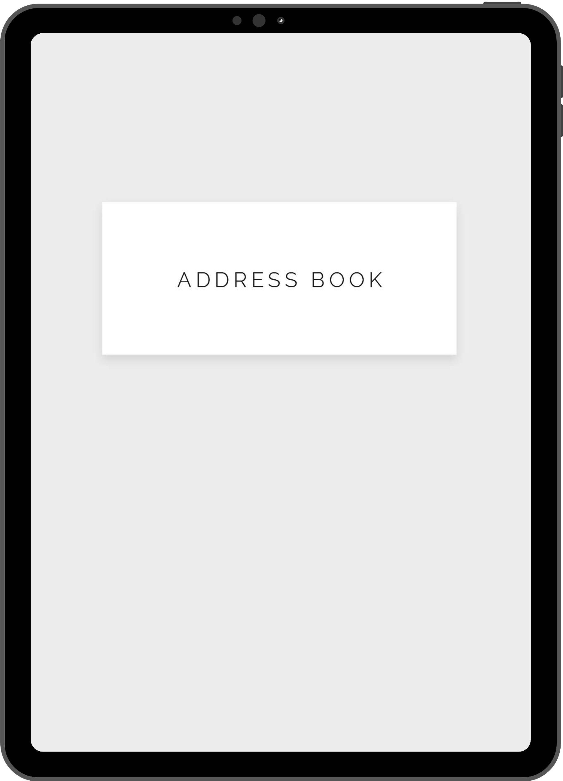Digital address book