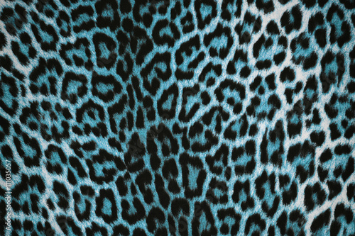 Cute cheetah print gift blue animal print background design