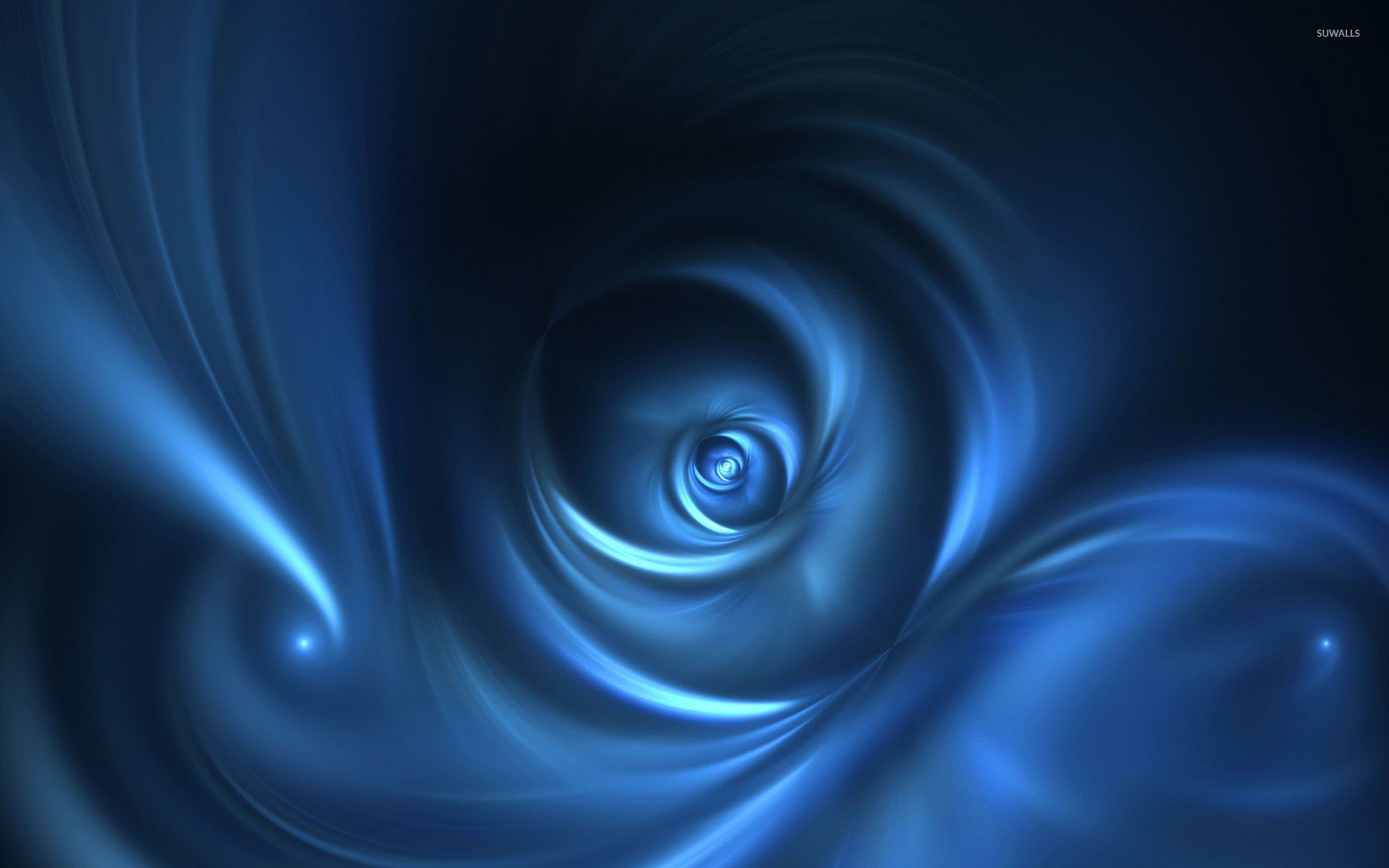 Blue spiral abstract wallpapers