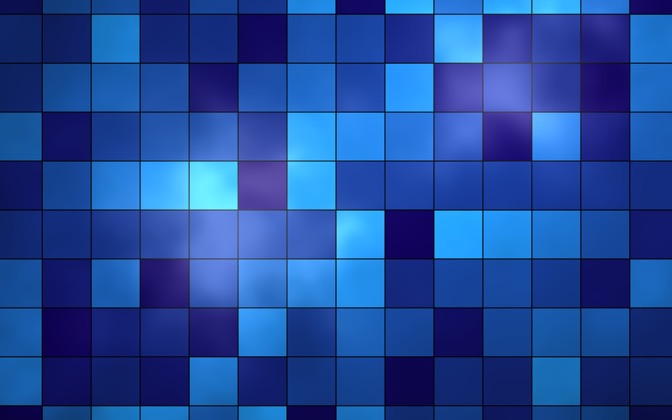 Wallpaper blue tiles