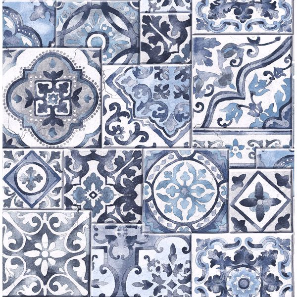 Mosaic blue marrakesh tiles