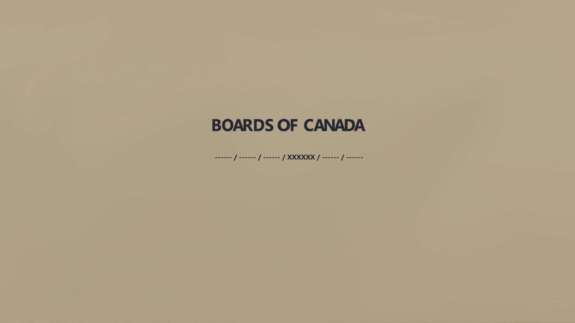 I decided to make a boards of canada wallpaper x leave a ment for different resolution requests rboardsofcanada