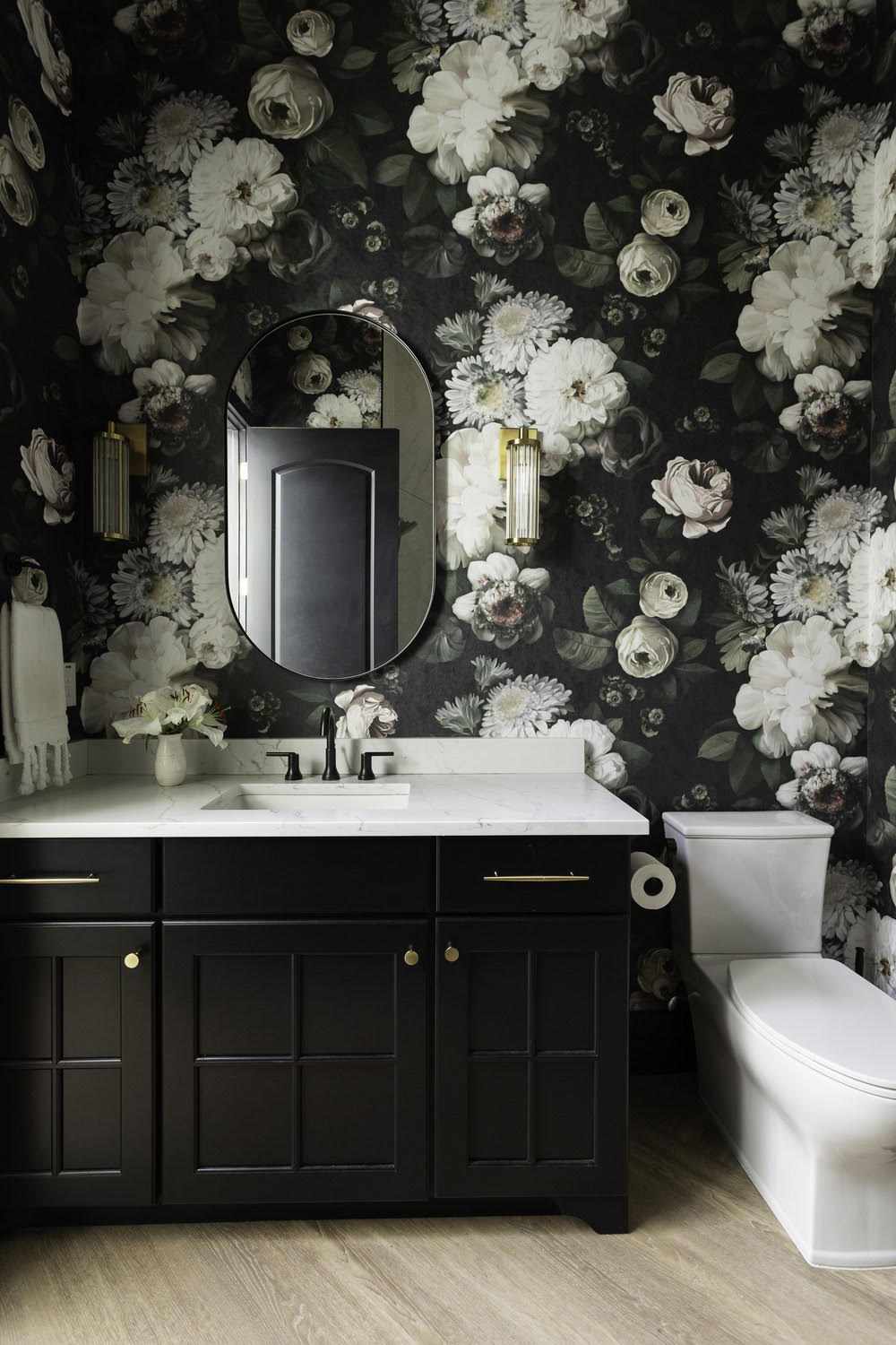 Beautiful bathroom wallpaper ideas