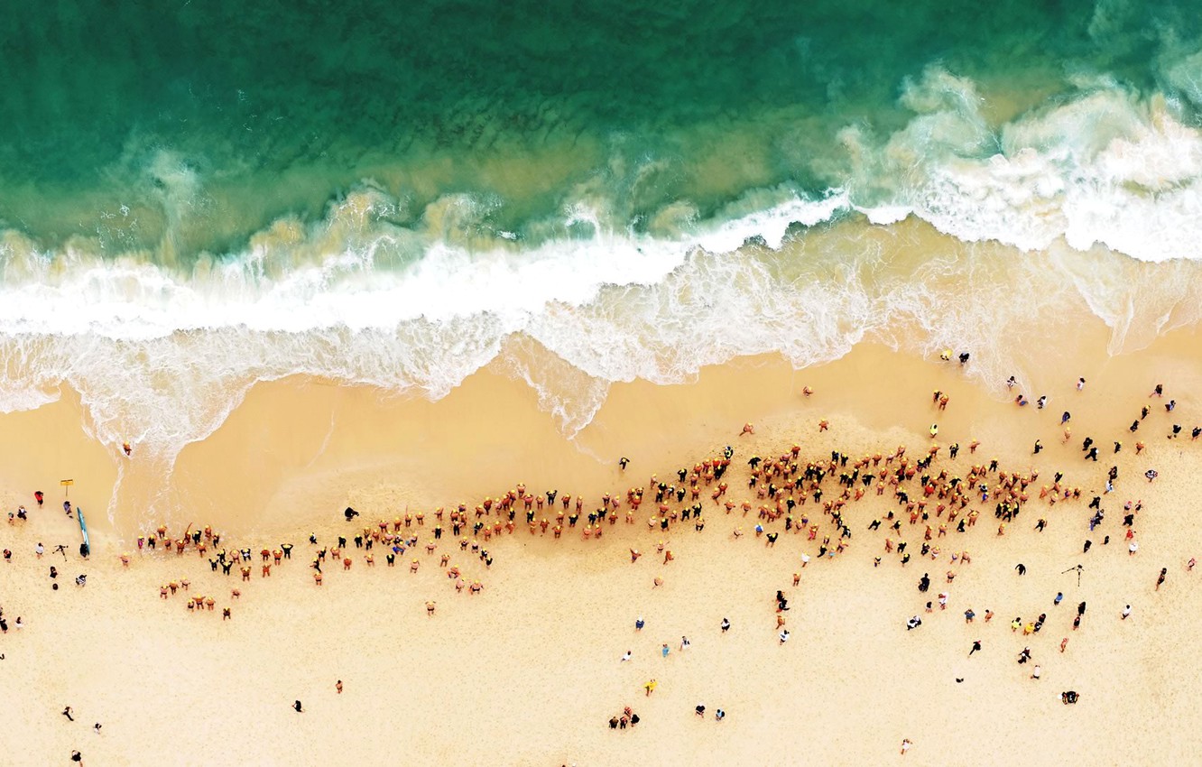 Wallpaper sea beach shore australia sydney swimmers bondi beach images for desktop section ñðð