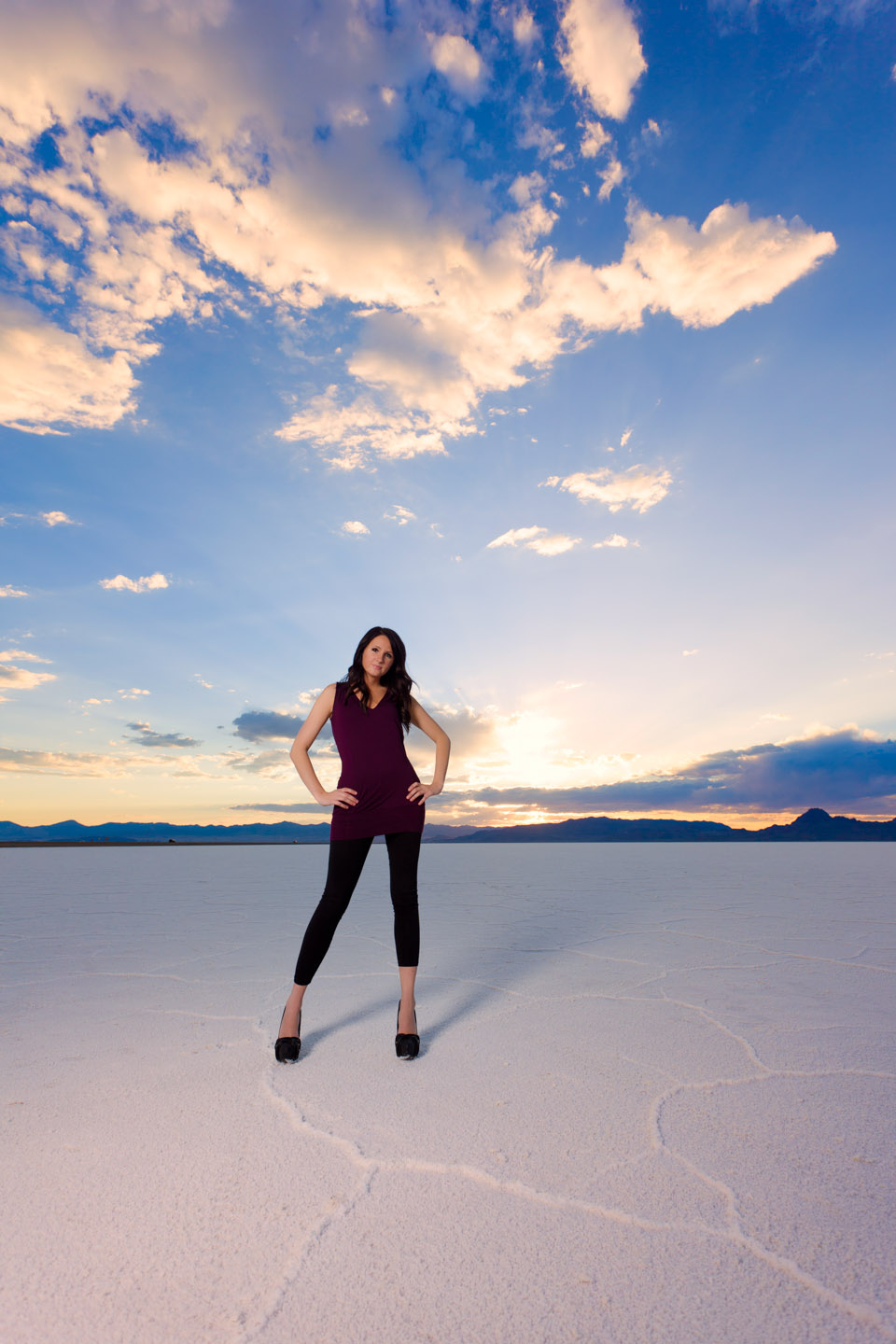 Best time for graphy on the bonneville salt flats davd graphy