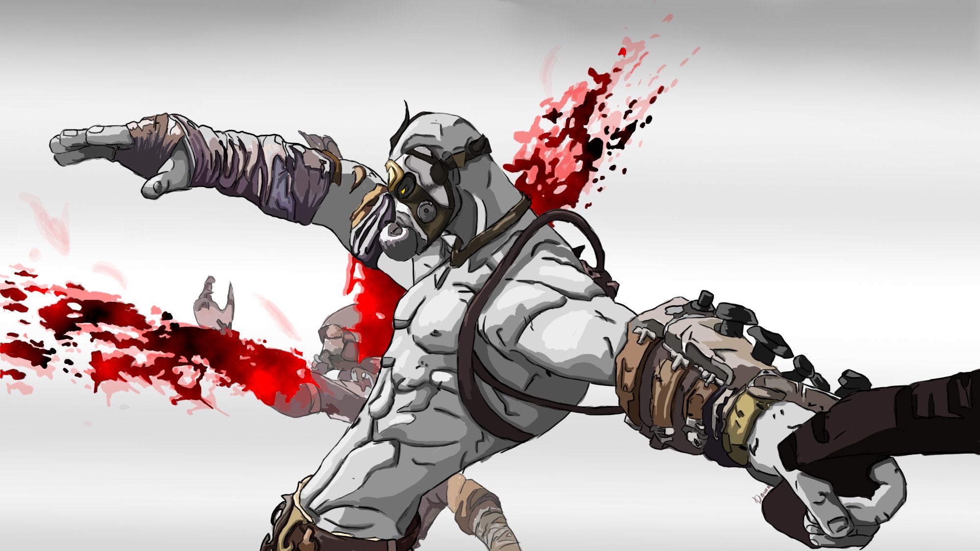 This is my desktop wallpaper im a big fan of borderland you can use it if you wish rborderlands