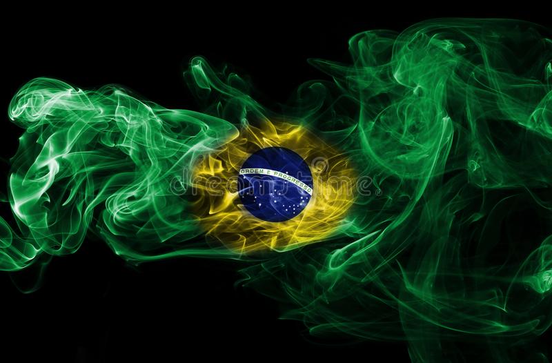 Brazil flag smoke stock photo image of nation brasilia