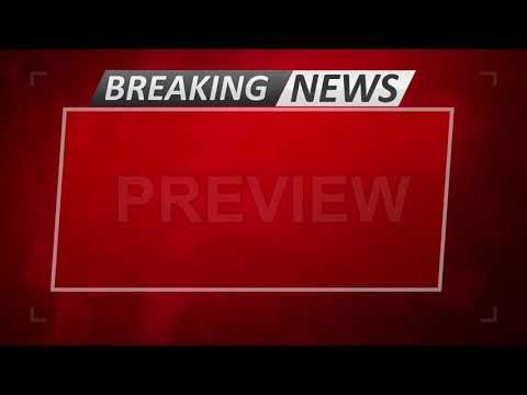Breaking news red box stock motion graphics