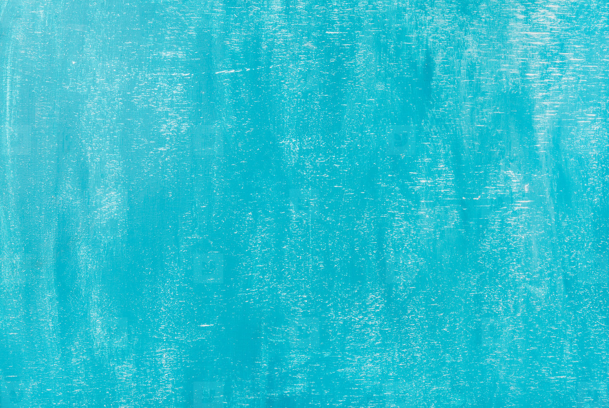 Bright blue painted old plywood texture background or wallpaper stock photo
