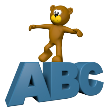 Bear alphabet png transparent images free download vector files