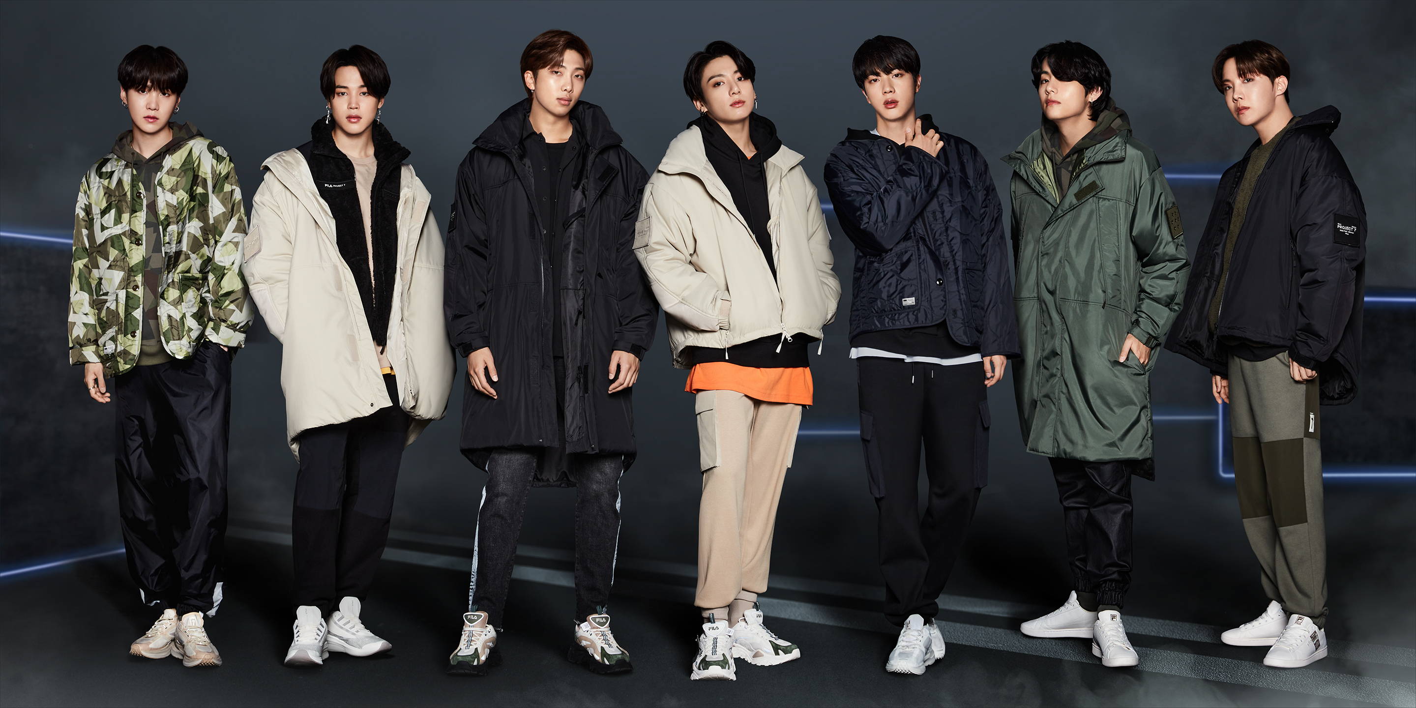Photos see pics from bts new fila âproject â campaign collection â rolling stone