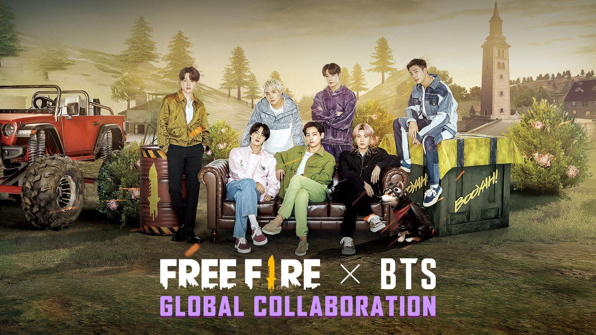 Bts mic drops their way into garena free fire via a new collaboration event this march