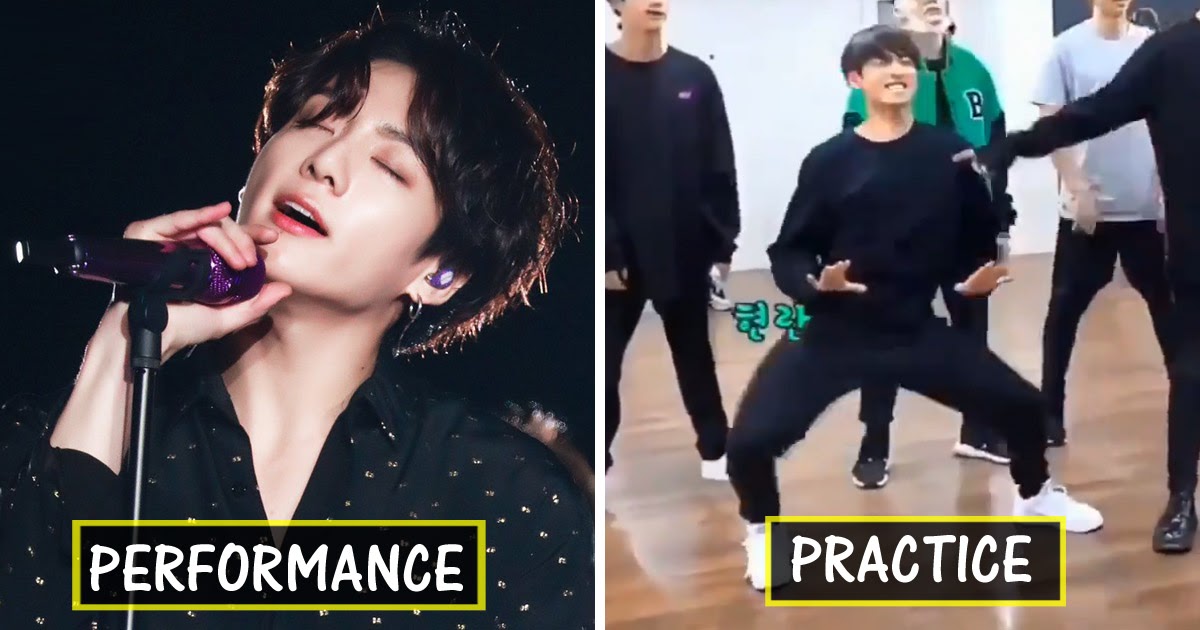 Jungkooks pied piper practice vs performance shows his deadly duality