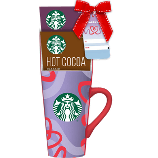 Starbucks hot cocoa mug set