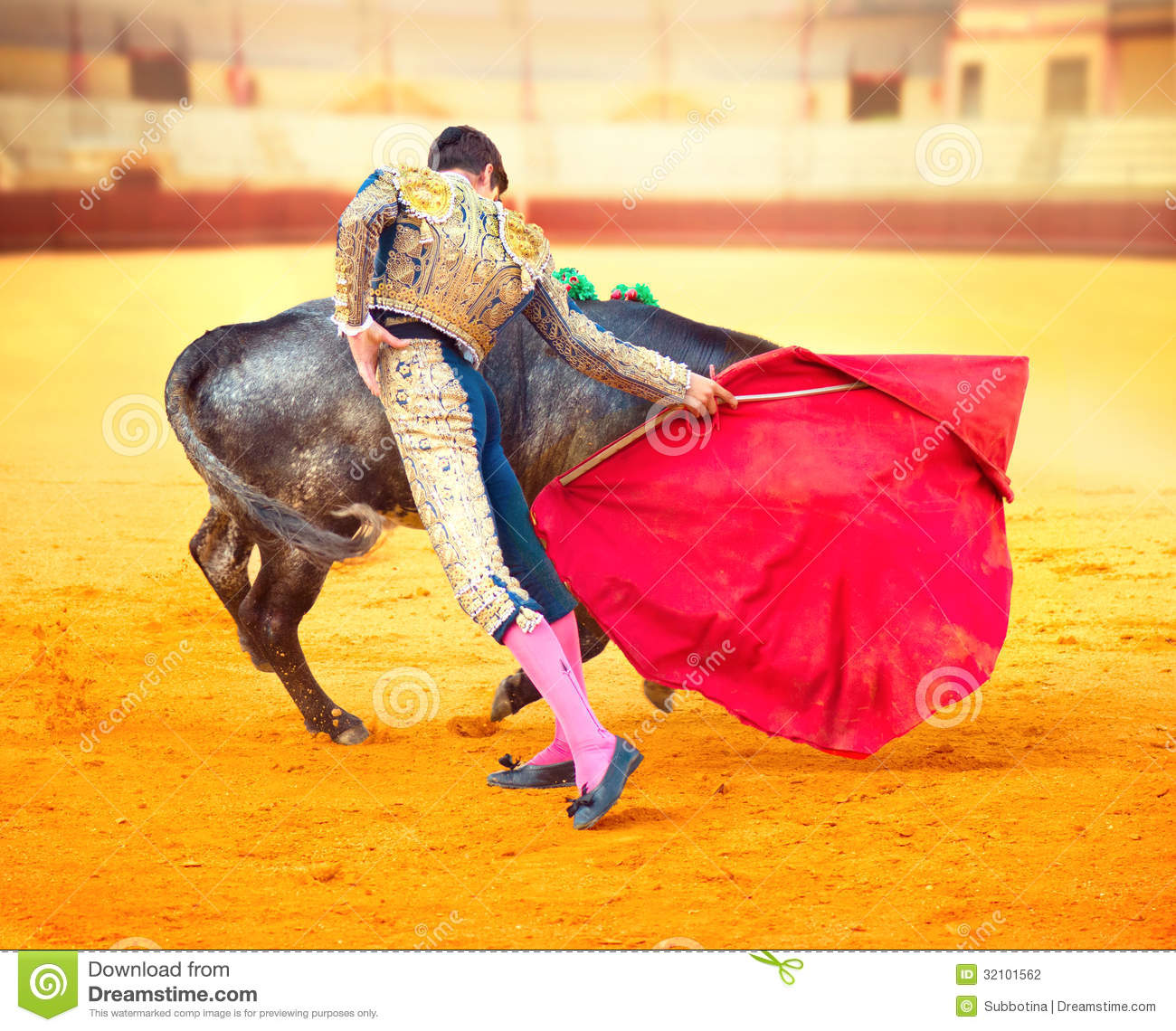 Bullfight stock photos