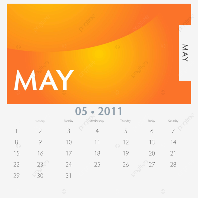 Mayo pãgina del calendario hoja del calendario vector png pãgina calendario sãbana png y vector para dcargar gratis