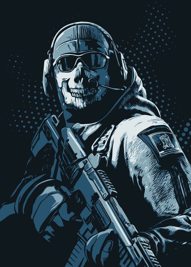 Ghost from call of duty wallpaper