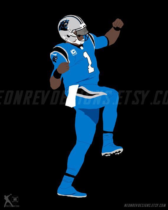 Cam newton dab printed poster by neonrevdesigns on etsy cam newton carolina panthers hoodie nfl football players