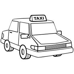 Car and vehicle coloring pages