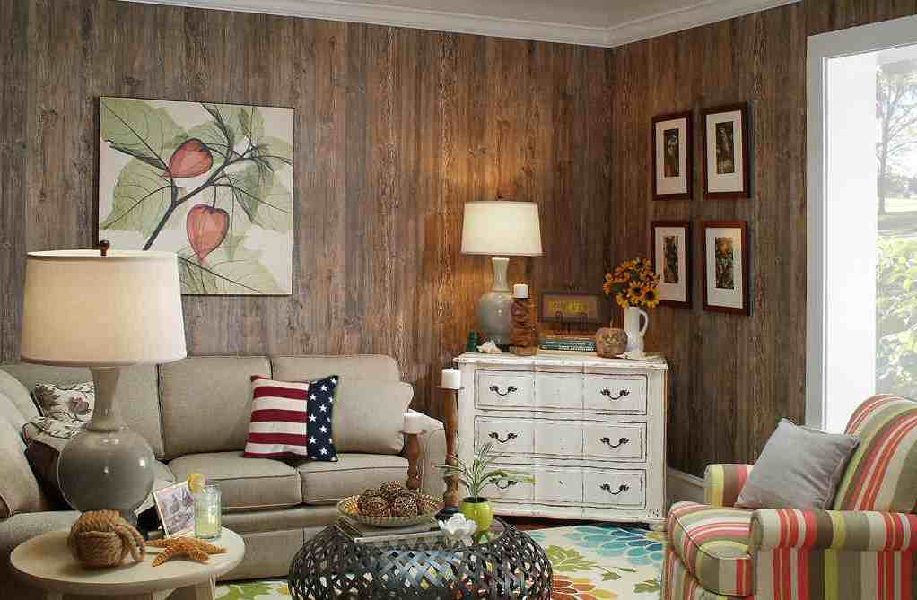 Can wallpaper be hung over plywood