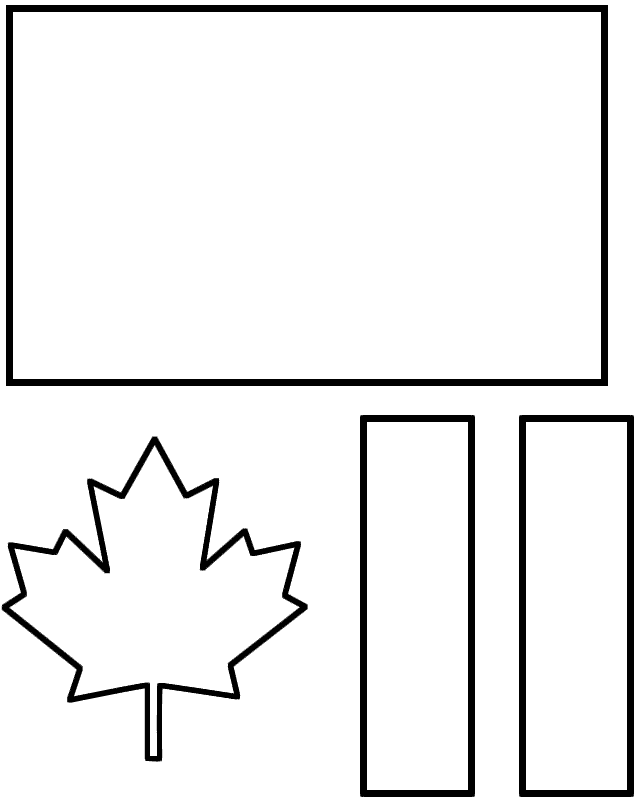 Canada day flag