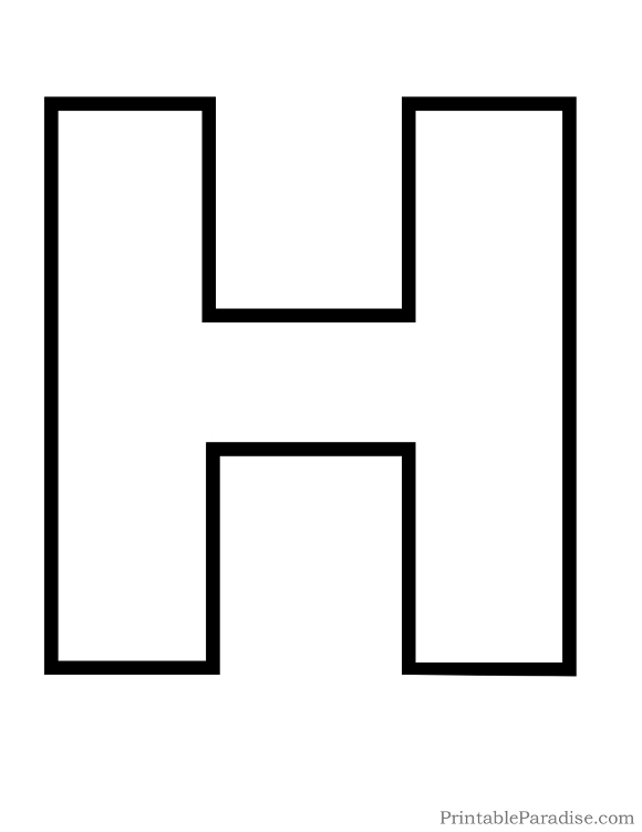 Printable bubble letter h outline free printable alphabet letters printable alphabet letters printable letters
