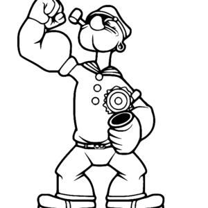 Popeye coloring pages printable for free download