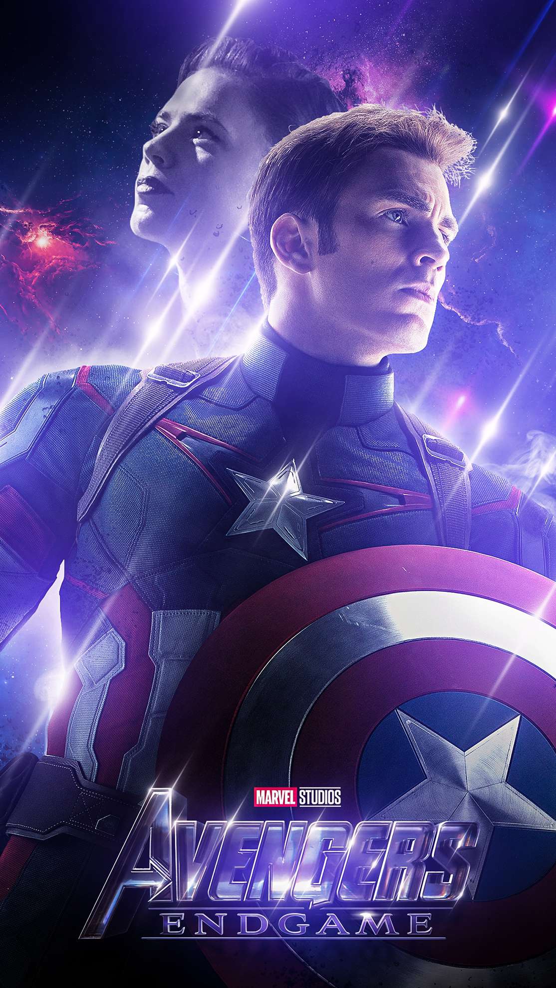 Avengers endgame captain america past iphone wallpaper