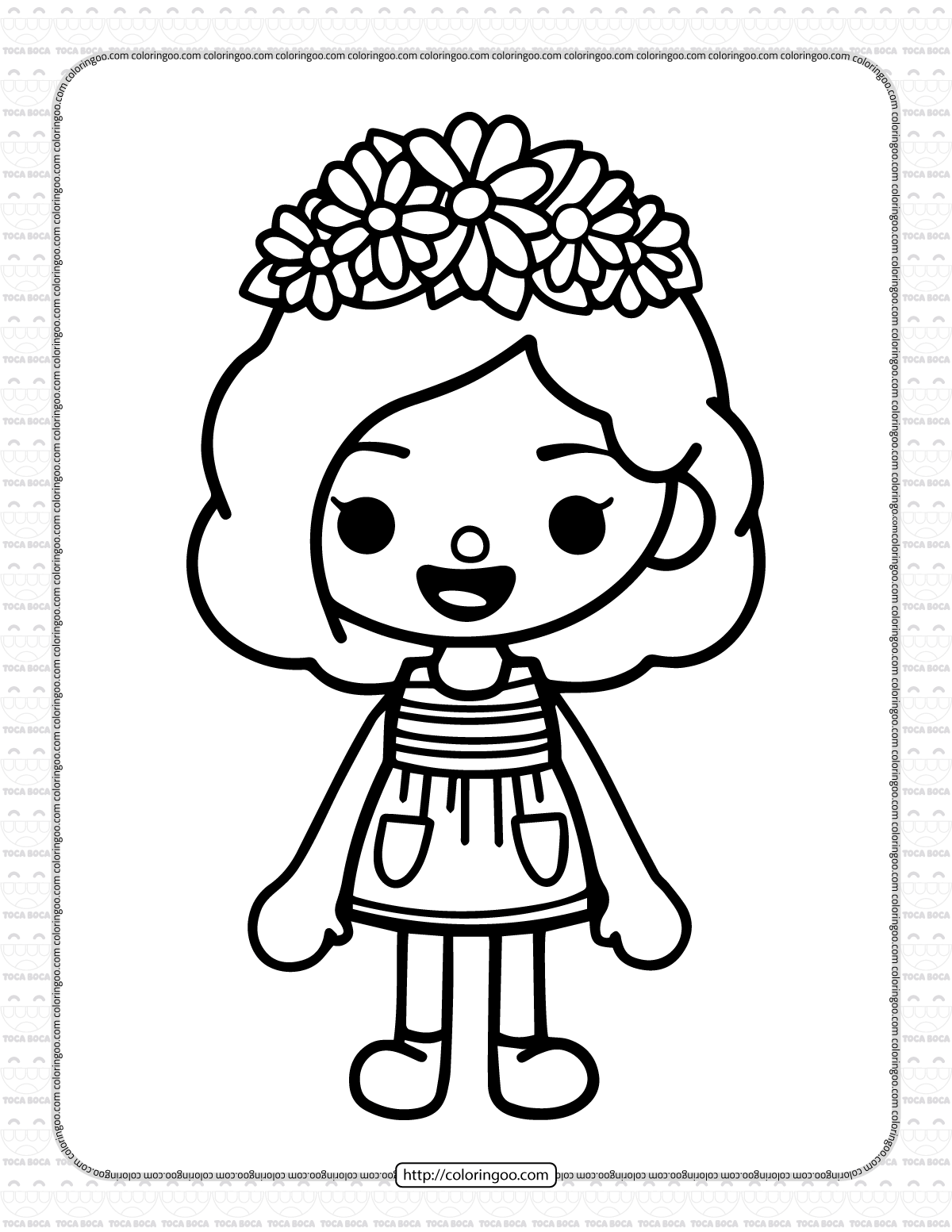 Toca life coloring pages coloring pages cartoon coloring pages cute coloring pages
