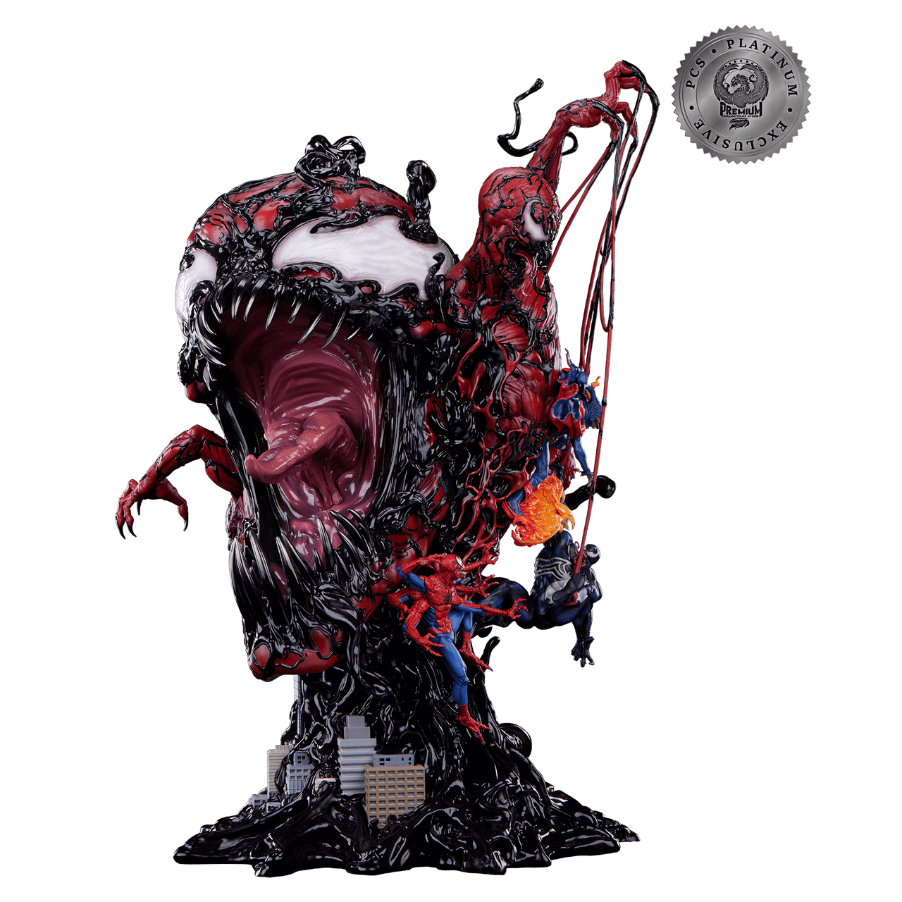 Maximum carnage platinum exclusive collectible statue by pcs
