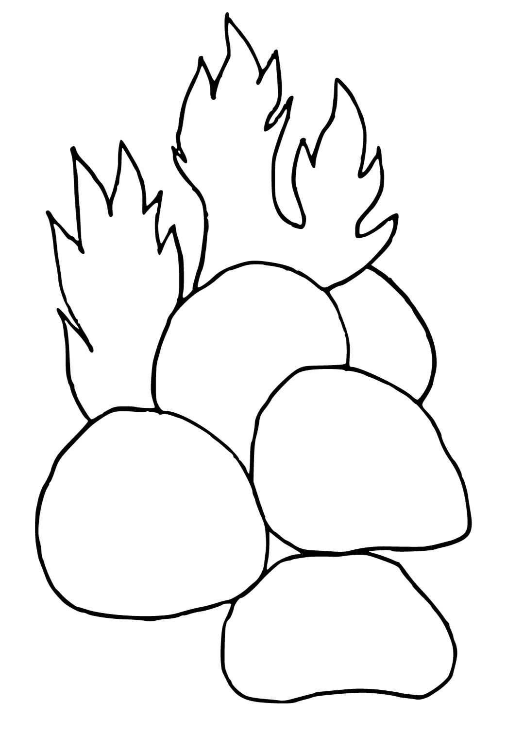 Free printable rock plant coloring page for adults and kids