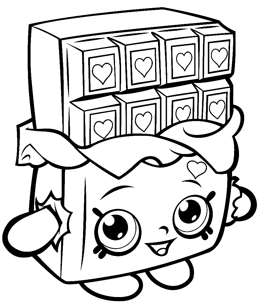 Shopkins coloring pages printable for free download