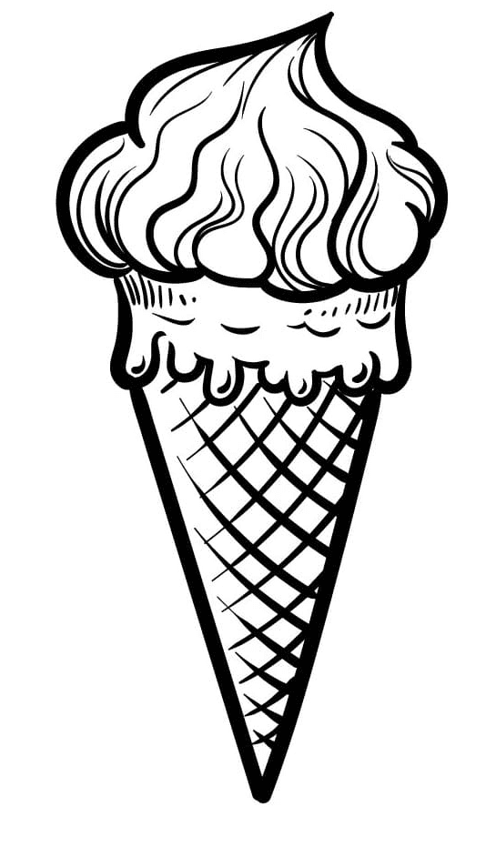 Ice cream coloring pages printable for free download