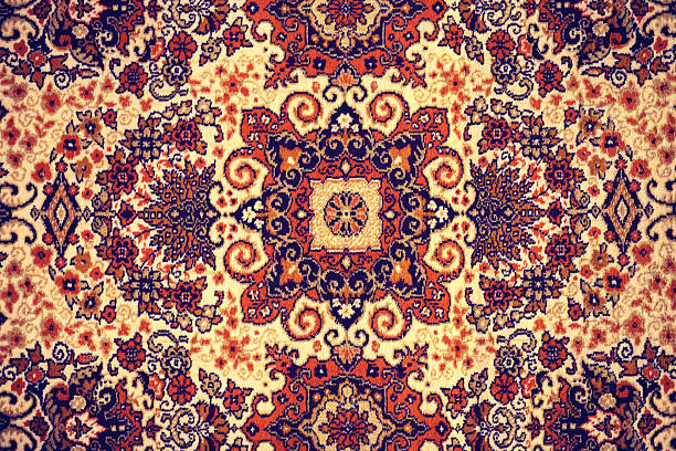 Persian carpet stock photo